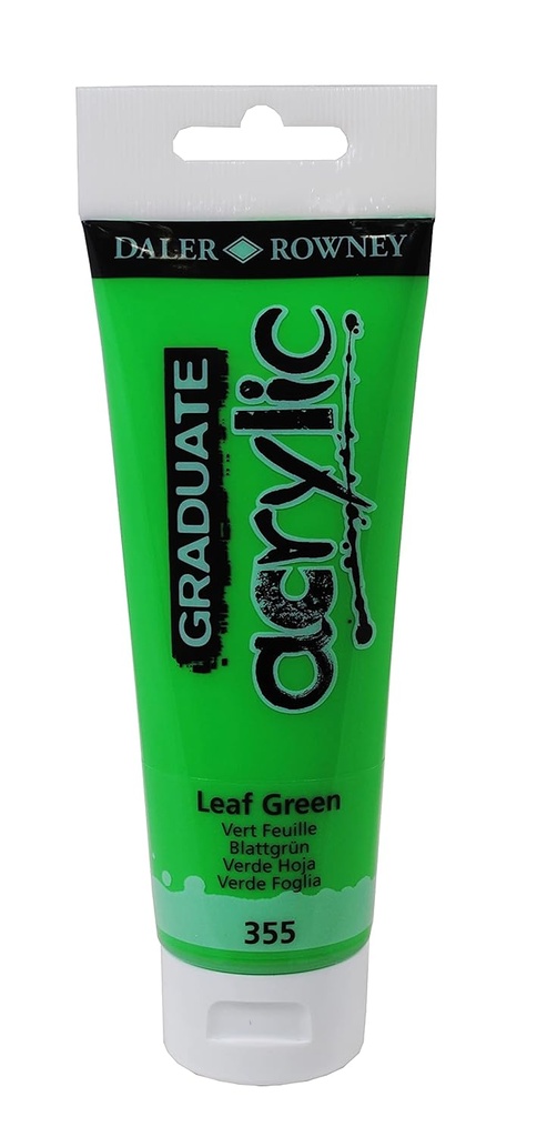 [D123120355] Graduate Color Acrylic Leaf Green Tube120ml