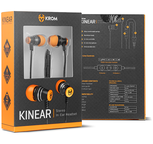 [NXKROMKINEAR] Auriculares gaming con microfono kinear Krom