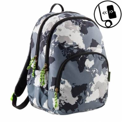 [MR19623] Mochila triple compartimento Mapamundi MR