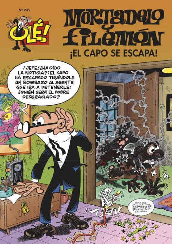 [9788466661522] Ole mortadelo 205: ¡el capo se escapa!