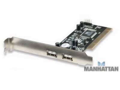 [167741] TARJETA USB 2 PUERTOS PCI MANHATTAN
