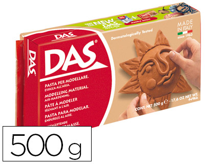 [F387100] Pasta modelar terracota sin coccion 500gr