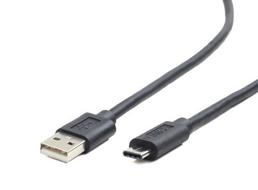 [CCP-USB2-AMCM-1M] CABLE USB 2.0 A M/C 3.1 1M NEGRO GEMBIRD