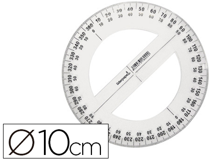 [CI01] CIRCULO 10CM PLASTICO LIDERPAPEL