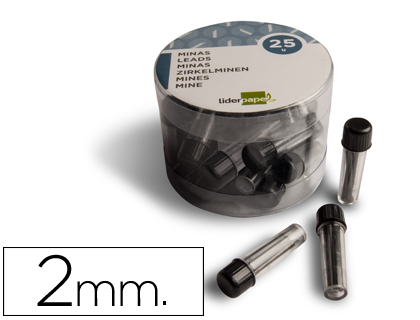 [ML01] MINAS COMPAS 2MM 3UDS LIDERPAPEL