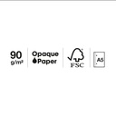 Cuaderno espiral 5X5 A5 90g 80h 1B T/D 2T microperforado Between The Lines Miquelrius 