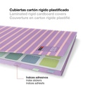 Cuaderno espiral 5X5 A4 90g 80h 1B T/D 4T microperforado Between The Lines Miquelrius