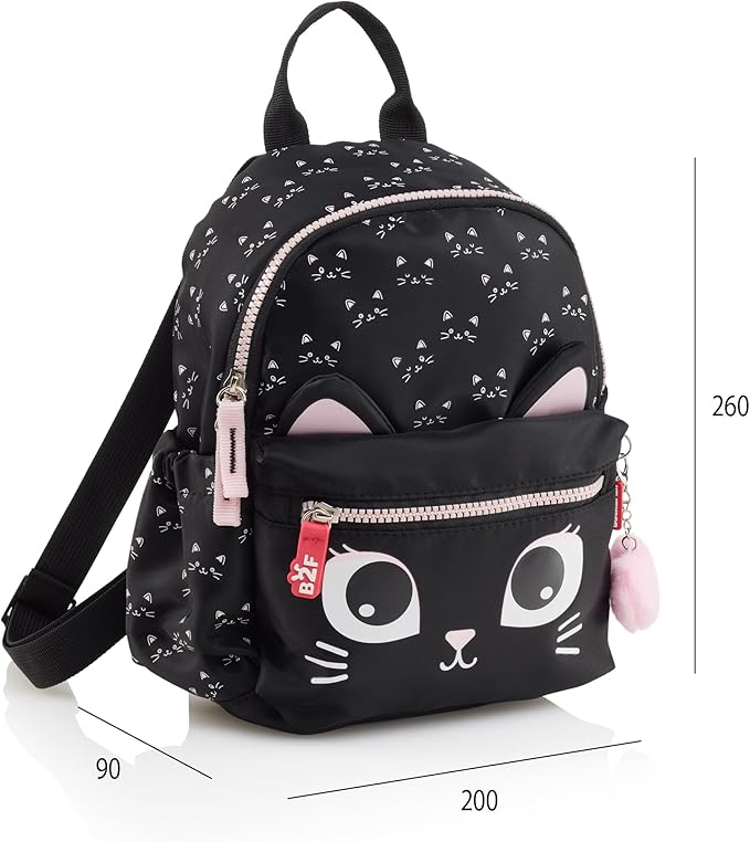 Mochila escolar mini 5L para niños y niñas, Ligera, Con compartimentos prácticos, Gran opción para la guardería e infantil Back2Fun Miquelrius