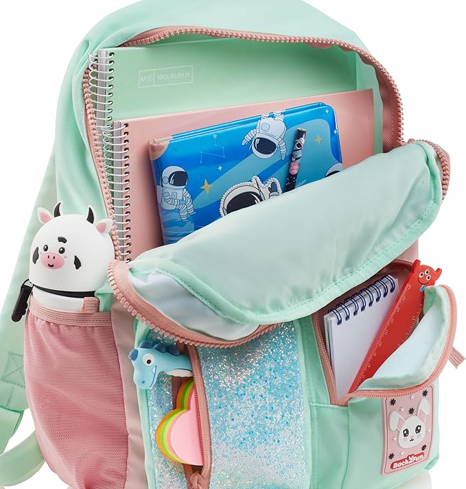 Mochila Bolsillo 3 Compartimentos Rosa Back2Fun Miquelrius