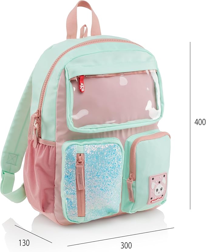 Mochila Bolsillo 3 Compartimentos Rosa Back2Fun Miquelrius