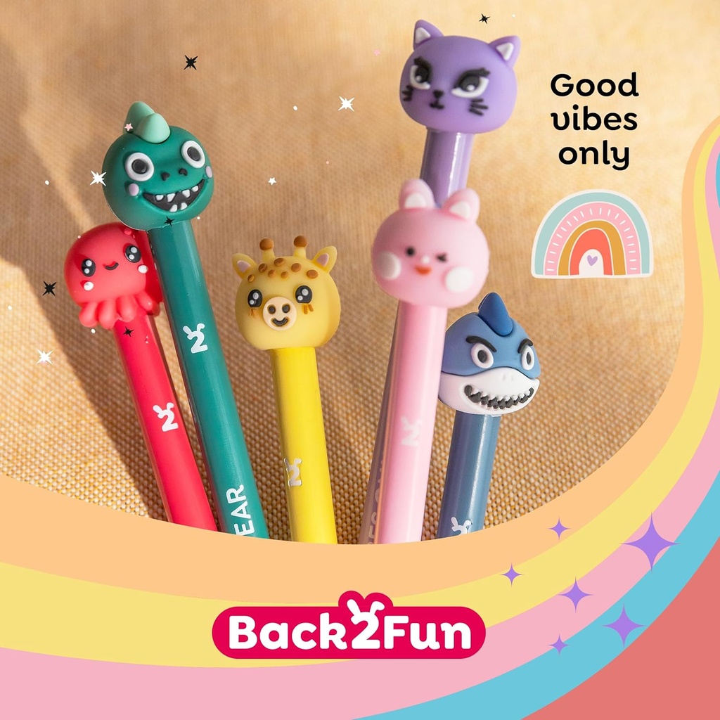 Lápices HB Ocean Friends Back2Fun 3uds Miquelrius