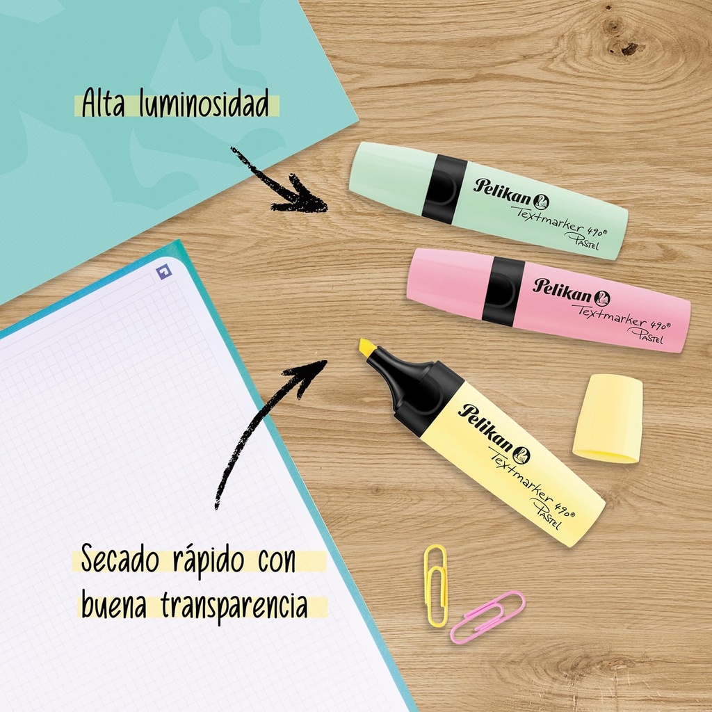 Marcador fluorescente textmarker 490 12uds Pelikan