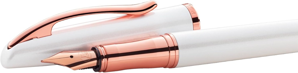Set de Bolígrafo y Pluma Estilográfica Jazz Nobel Elegance, Diseño Moderno y Sofisticado, Tinta Azul, Con Clip Elástico y Elegante Caja de Regalo Pelikan