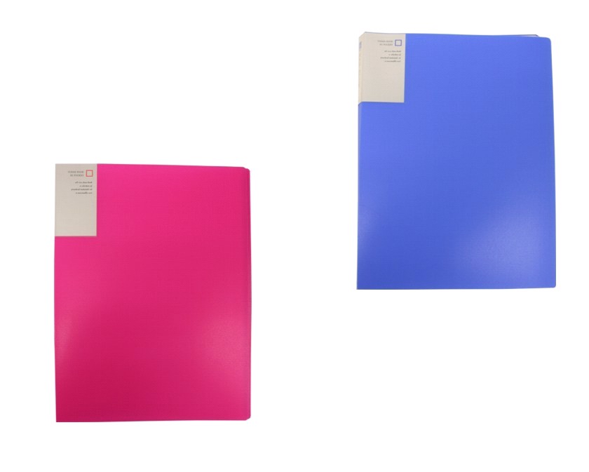 Carpeta 20 fundas A4 colores neon transparente