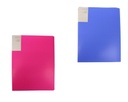 Carpeta 60 fundas A4 colores neon transparente