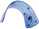 Regla 15cm plastico flexible colores surtidos Liderpapel