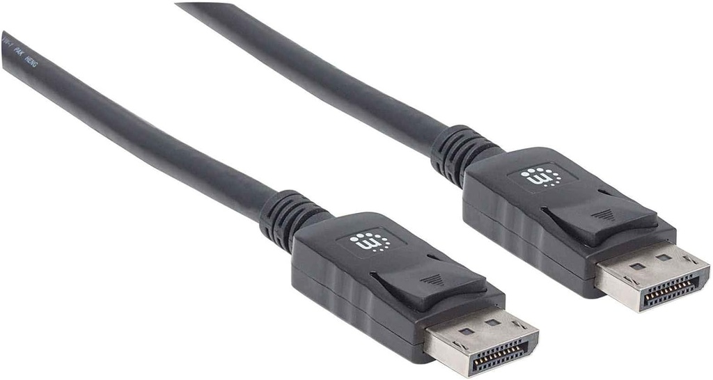 Cable display port M/M 2m negro Manhattan