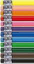 Lapices color 12uds borrables con goma Alpino