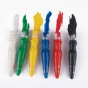 Pinceles pintura tempera de colores brillantes Apli +3a