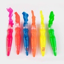 Pinceles pintura tempera de colores fluor Apli +3a