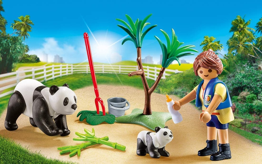 Maletín Cuidadora Pandas Playmobil