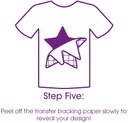 Papel transfer camisetas algodon color blanco A4 ink-jet 8h Avery
