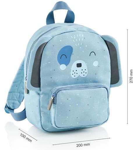 Mochila guarderia infantil con bolsillo wild puppies perro MR_23