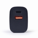Cargador rápido usb 2xusb tipo C y 3.1 18 W negro Gembird