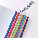 Cuaderno espiral 5X5 A4 70g 200h 8B 4T T/P MR