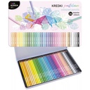 Lapices colores 36 pastel caja metálica Kidea