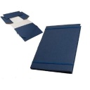 Carpeta 2 gomas A4 lomo extensible hasta 105mm azul Fabrisa