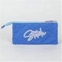 Portatodo Stitch Disney triple 22,5×21,5x2cm  Color Azul Versátil y Duradero - Producto Original Diseñado en España