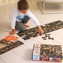 Puzzle 200 Piezas de los Animales de la Sabana en Riesgo de extincción, Multicolor +5a Apli