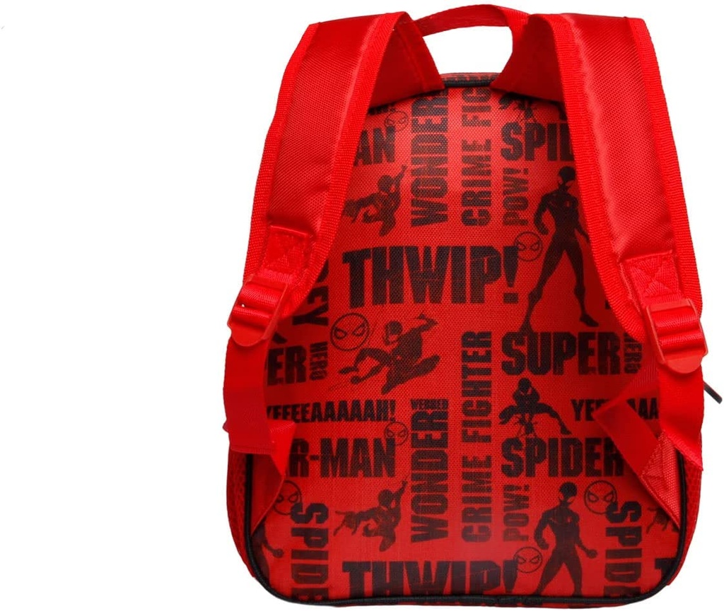 Mochila 3D Spiderman Marvel 31x27x11cm.