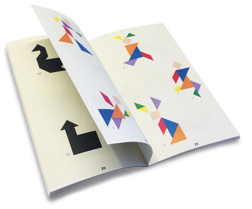 Tangram de Madera FSC en caja de metal colores Cayro