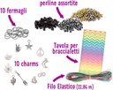 Pulseras de cuentas y charms set Multicolor Crayola +8