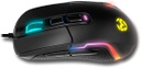 Raton krom kick gaming rgb optico 800-6200 dpi 7 botones iluminacion led rgb rainbow.