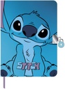 Diario Secreto - Tapa Dura - Con Stitch en el Frontal - Color Azul - Incluye Candado para Cerrarlo con Mayor Seguridad - Viene en Caja de Regalo - Producto Original Diseñado en España