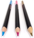 Lapices colores triangulares 24uds caja metálica Kidea