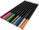Lapices colores triangulares 24uds caja metálica Kidea