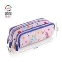 Estuche portatodo Triple Organiz Reciclado Unicorn Miquelrius