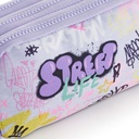 Estuche portatodo Triple Rectangular Reciclado Wake Up Miquelrius