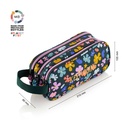 Estuche portatodo Triple Con Asa Reciclado Spring Night Miquelrius