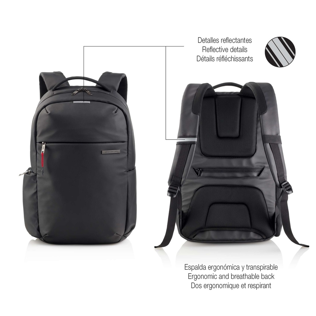 Mochila Grande Negra Bag To Work