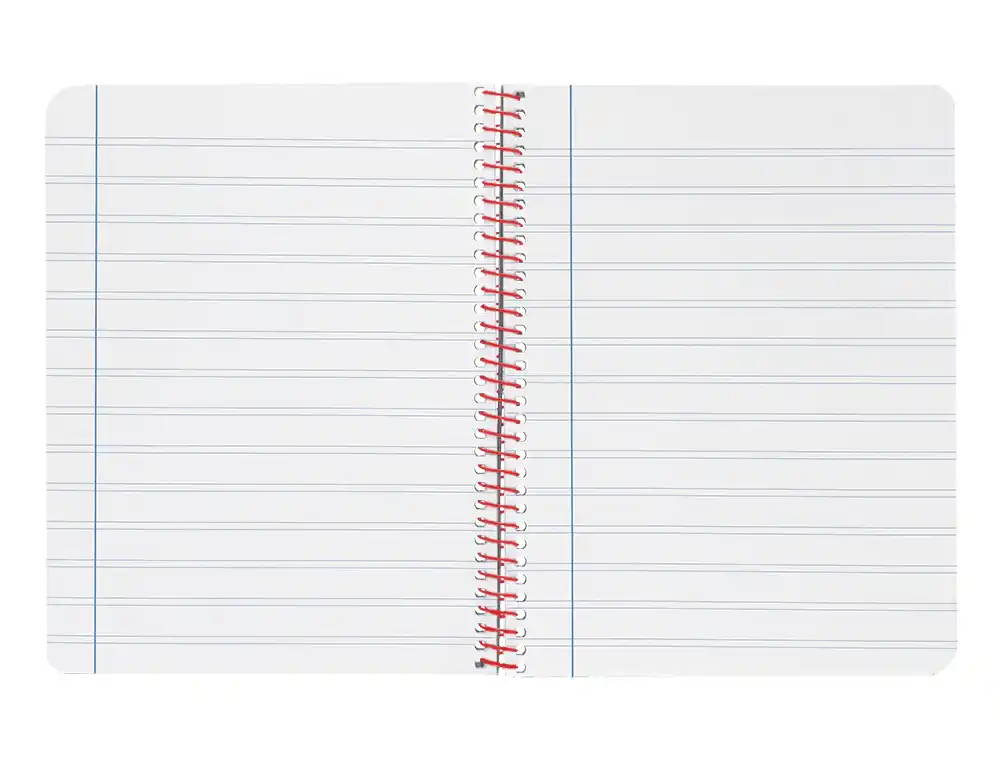 Cuaderno espiral 2L 2,5mm A4 90g 80h T/P C/M Liderpapel