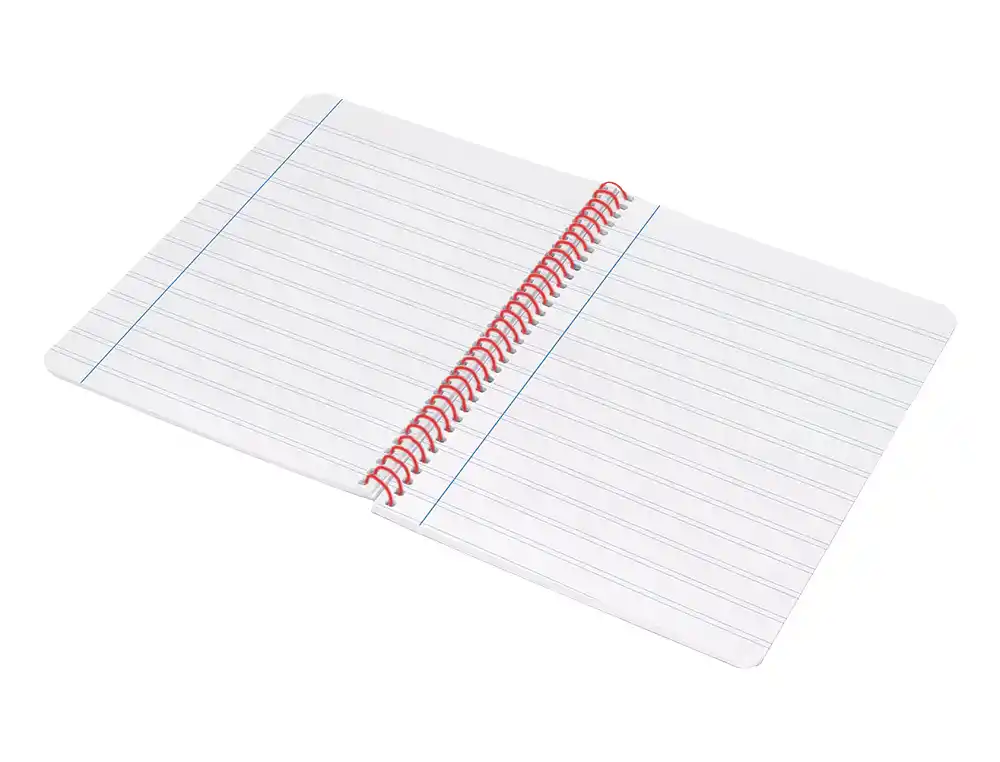 Cuaderno espiral 2L 2,5mm A4 90g 80h T/P C/M Liderpapel