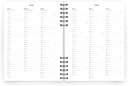 Agenda 2026 semana vista, Similar A5+ (160.5 x 218 mm), Planificación semanal, Tapa texturizada, Papel 100 g/m², Cierre elástico, Espiral metálico dividido, Español-EN-PT, Malva Miquelrius