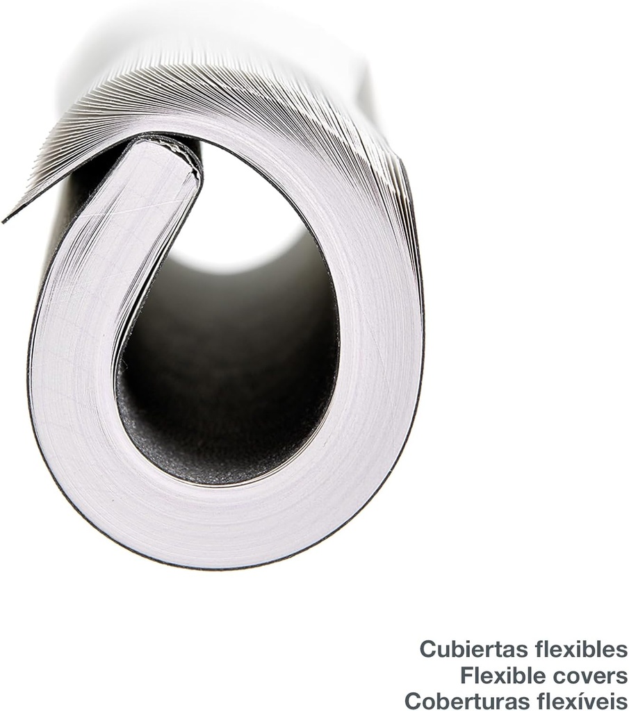 Agenda 2026 semana vista, Flexible y fácil de llevar (122 x 168 mm), Cubierta cosida suave tipo piel, Papel 80 g/m², Planificación semanal, Español-EN-PT, Cuadros silver Miquelrius