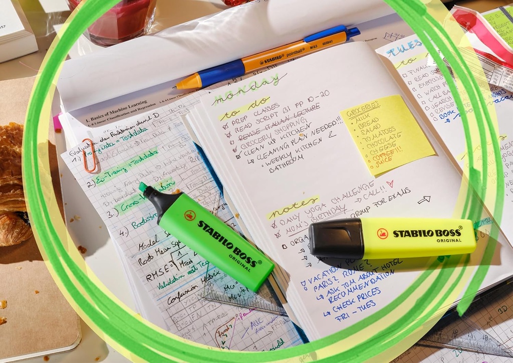 Marcador fluorescente 6uds Boss Stabilo