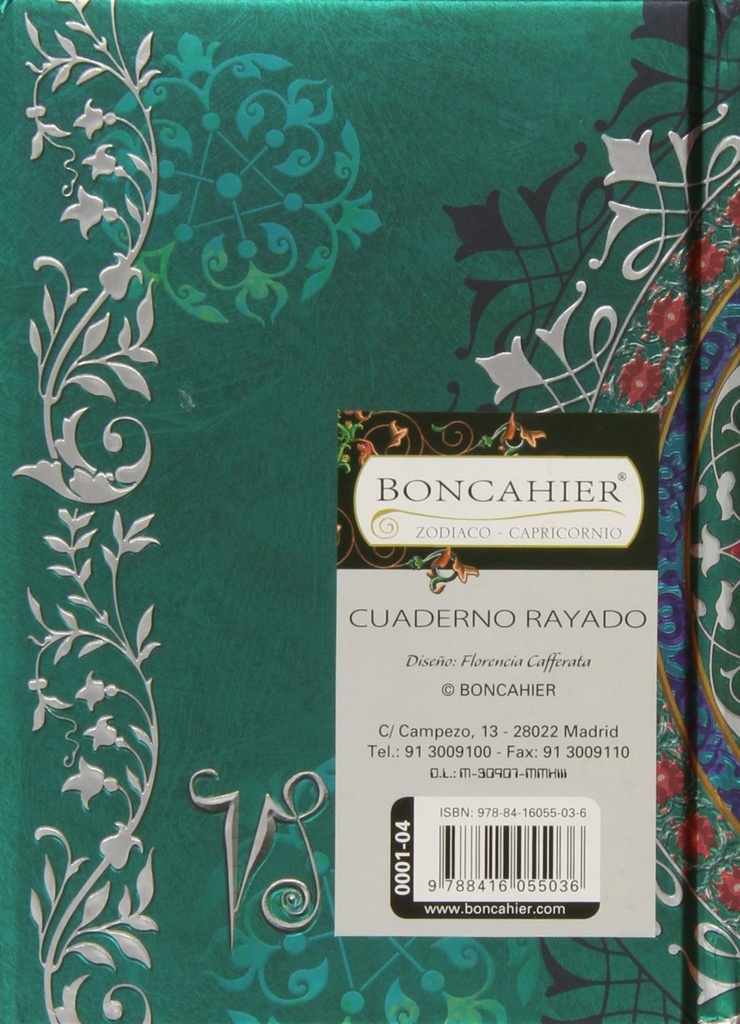 Cuaderno zodiaco 1L Capricornio Boncahier